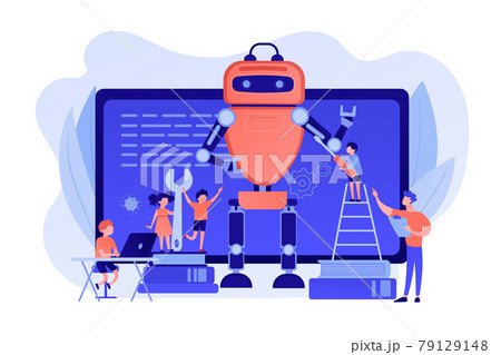 Engineering for kids concept vector illustration. 79129148
