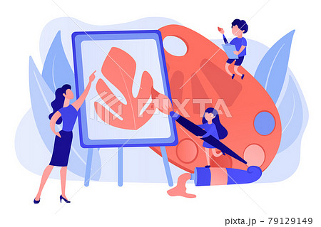 Art studio concept vector illustration. Art studio concept vector illustration. 79129149