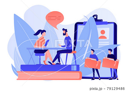 Job interview concept vector illustration. 79129486