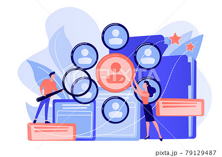 Human resources concept vector illustration. 79129487