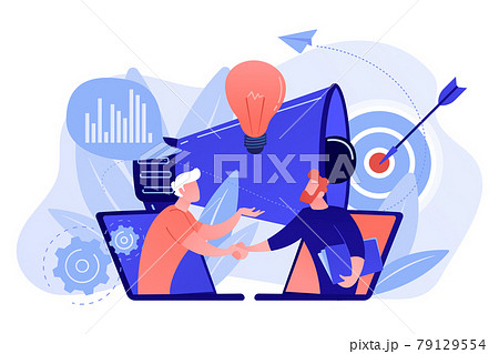 Collaboration concept vector illustration. 79129554