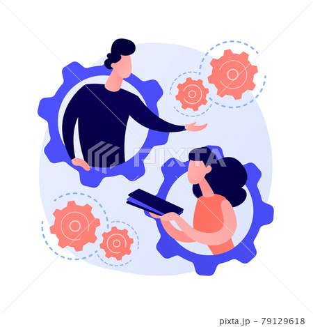 Business partners meeting vector concept metaphor. 79129618