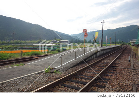樽見鉄道　神海駅　プラットホーム 79132150