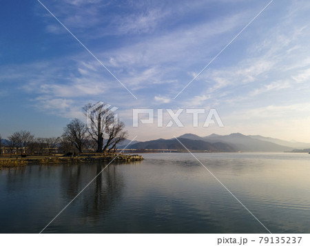 風景 霧 湖 79135237