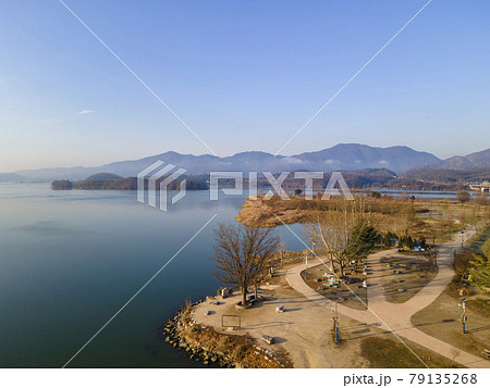 風景 霧 湖 79135268