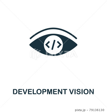 Development Vision icon. Simple creative...のイラスト素材 [79136130] - PIXTA
