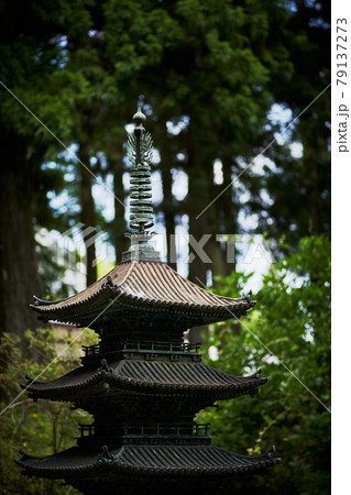 三重県 金剛證寺にある小さい塔 三重県 金剛證寺にある小さい塔 79137273