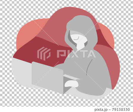 サイバー攻撃・詐欺のイラスト 79138330