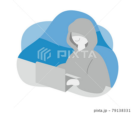 サイバー攻撃・詐欺のイラスト 79138331