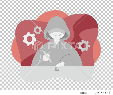 サイバー攻撃・詐欺のイラスト 79138381