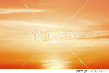 Colourful Sunset, Natural Dramatic sunrise seascape, Ocean or Sea view, Nature Background, Copyspace 79138766