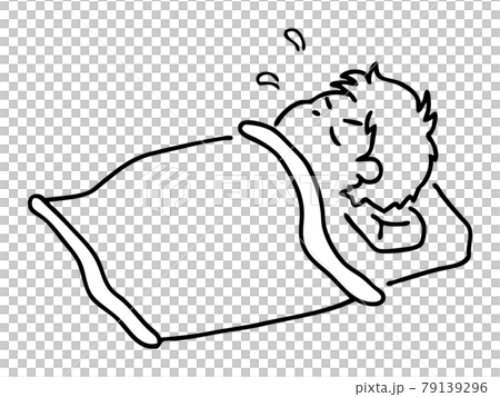 睡眠（悪夢や暑いバージョン） 79139296