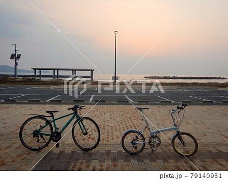 自転車ポタリング　片男波にて 79140931