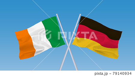 コートジボワールとドイツの国旗