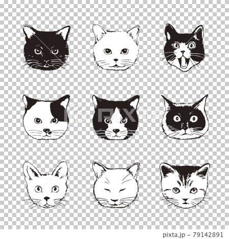 Cat icon set - Stock Illustration [68787650] - PIXTA