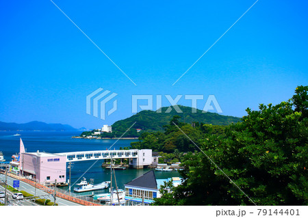 観光地が広がる鳥羽市の風景 79144401