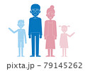 家族 シルエット 79145262