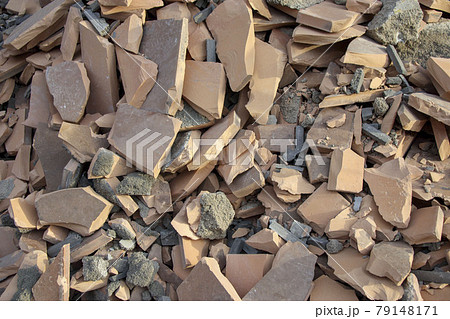 瓦礫のクローズアップ 瓦礫のクローズアップ 79148171