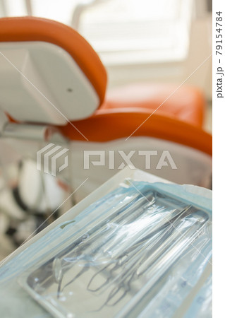 Dentist's instruments with shallow depth of field. 79154784