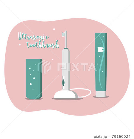 Ultrasonic toothbrush, dentistry, toothpaste, electric brush, tooth, teeth cleaning kit 79160024