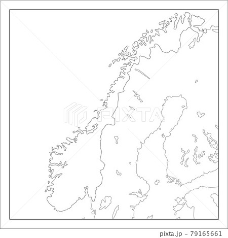 ノルウェーの地図です。 ノルウェーの地図です。 79165661