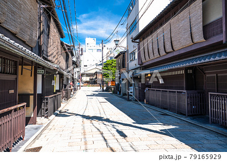《京都府》祇園白川・風情ある街並み 79165929