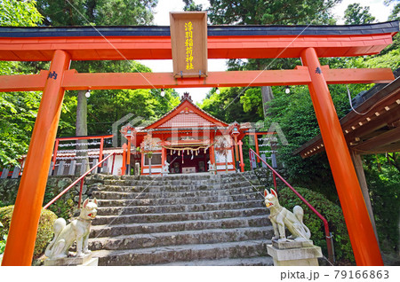 人気観光スポット福岡県の浮羽稲荷神社拝殿 人気観光スポット福岡県の浮羽稲荷神社拝殿 79166863