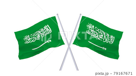 サウジアラビアの国旗 79167671