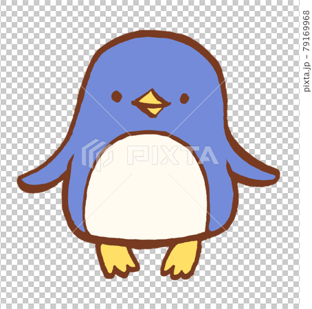 企鵝的可愛手繪插圖 79169968