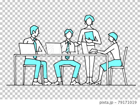 在辦公室工作的人 79171019