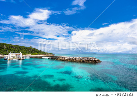 沖縄県宮古島、6月の来間港・日本 沖縄県宮古島、6月の来間港・日本 79172232