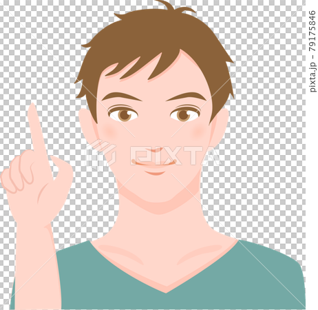 男性 指さし イケメン おしゃれ イラスト素材のイラスト素材 男性 指さし イケメン おしゃれ イラスト素材のイラスト素材