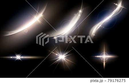 Set sparks glitter special light effect Glowing. Isolated on black transparent background. Set sparks glitter special light effect Glowing. Isolated on black transparent background. 79176275