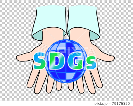 手のひらの青い地球〜SDGs 79176530