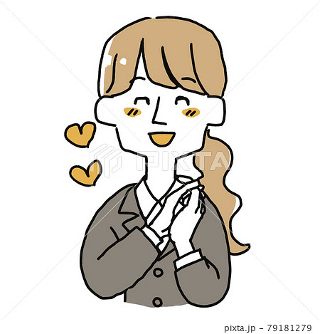 好ましいと思っているスーツの女性 好ましいと思っているスーツの女性 79181279