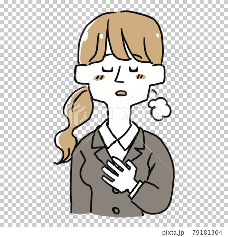 穿著寬鬆西裝的女人 79181304