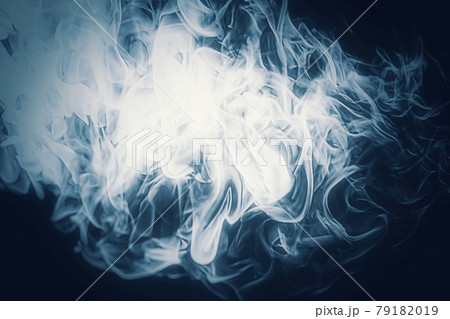 抽象的な煙のイラストのイラスト素材