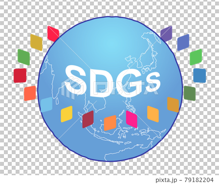 SDGs Earth and 17 goals SDGs Earth and 17 goals 79182204