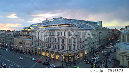 Beautiful building,  Luxury department store near Metro station Ploschad' Vosstaniya Square of Insurrection, Ligovsky Prospekt, SAINT-PETERSBURG, RUSSIA. 79183784