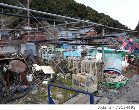 近江八幡市の沖島の風景 79184495
