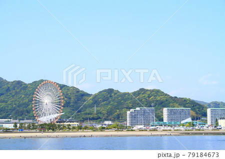 蒲郡市、ラグーナテンボスと三河湾の風景 蒲郡市、ラグーナテンボスと三河湾の風景 79184673
