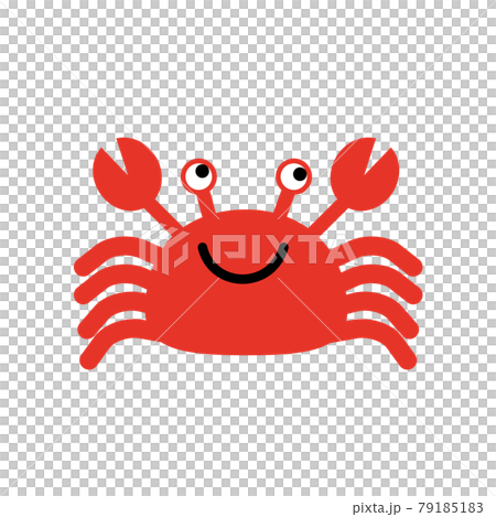 一隻看起來很滑稽的螃蟹的插圖 一隻看起來很滑稽的螃蟹的插圖 79185183