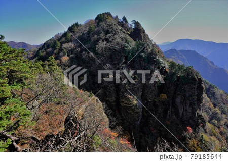 大日山からの稲村ヶ岳 79185644