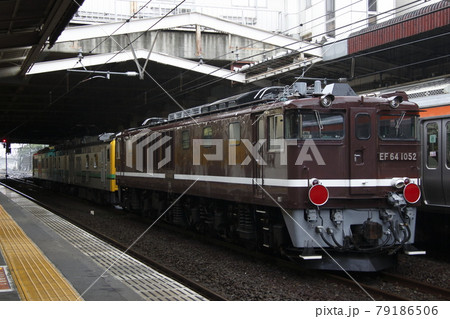 クモヤE493系による試運転列車(死重訓練) クモヤE493系による試運転列車(死重訓練) 79186506