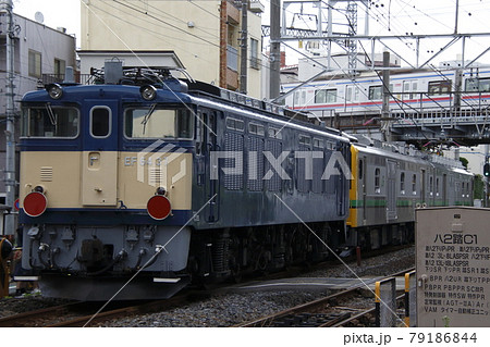 クモヤE493系による試運転列車（死重訓練） 79186844