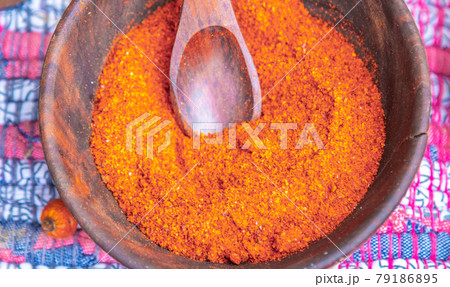 Exotic food in wooden bowl Exotic food in wooden bowl 79186895