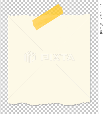 ポストイット メモ 紙のイラスト素材