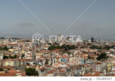 Lisbon aerial panorama landscape cityscape 79189507