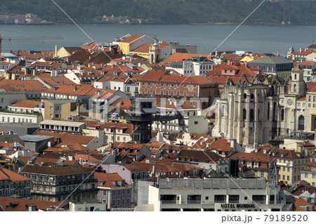 Lisbon aerial panorama landscape cityscape 79189520