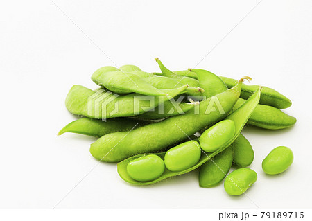 白バックの枝豆 白バックの枝豆 79189716